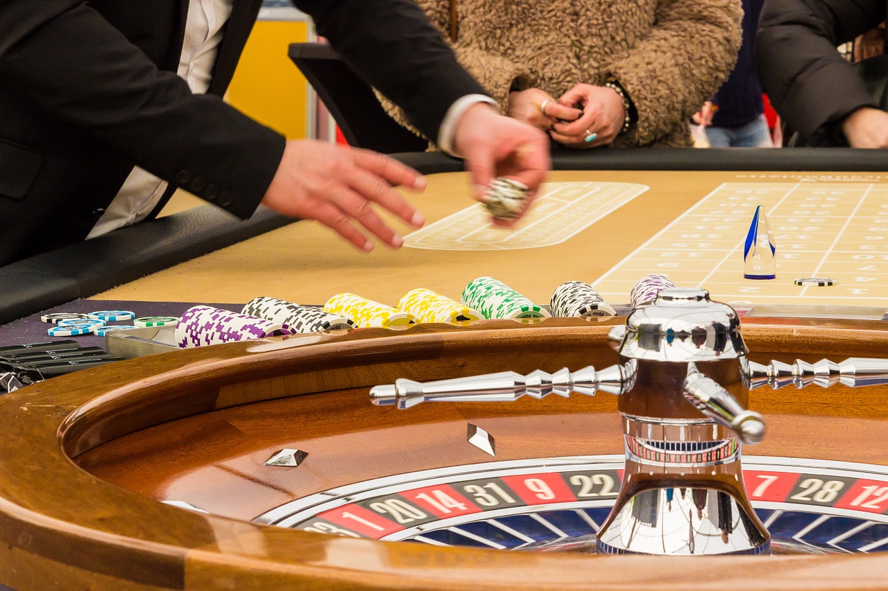 Roulette in einem Casino
