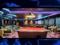 Handy-Bildschirm zeigt einen Casino-Raum