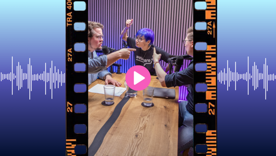 Nicolas Hoberg, Saskia Rößner und Benjamin Strobel im Podcast Videospielsucht verstehen
